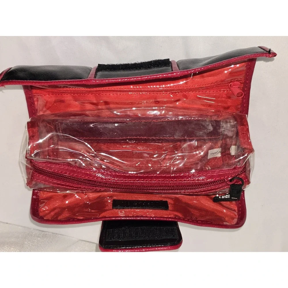 Inspiration Gemini Zodiac Makeup Bag Black Red Travel‎ Toiletry Organizer Case